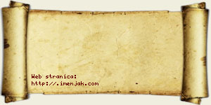 Tijana Zdjelar vizit kartica